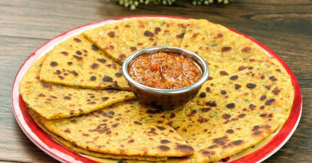 Besan Ki Roti (gram flour flatbread)