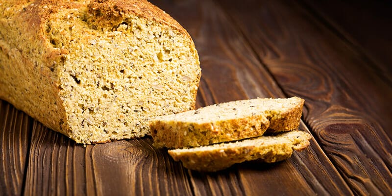 Bread with chickpea flour