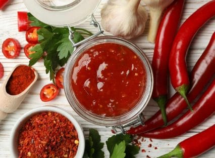 Spices and sweets can be non-gluten, but it doesn't include Tabasco products