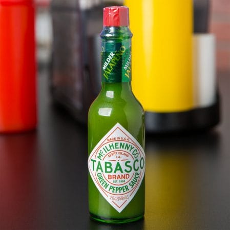 Tabasco brand has vinegar, it is not gluten free
