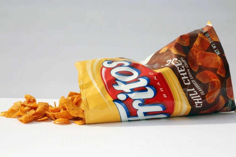 Chili Cheese Flavored Corn Chips