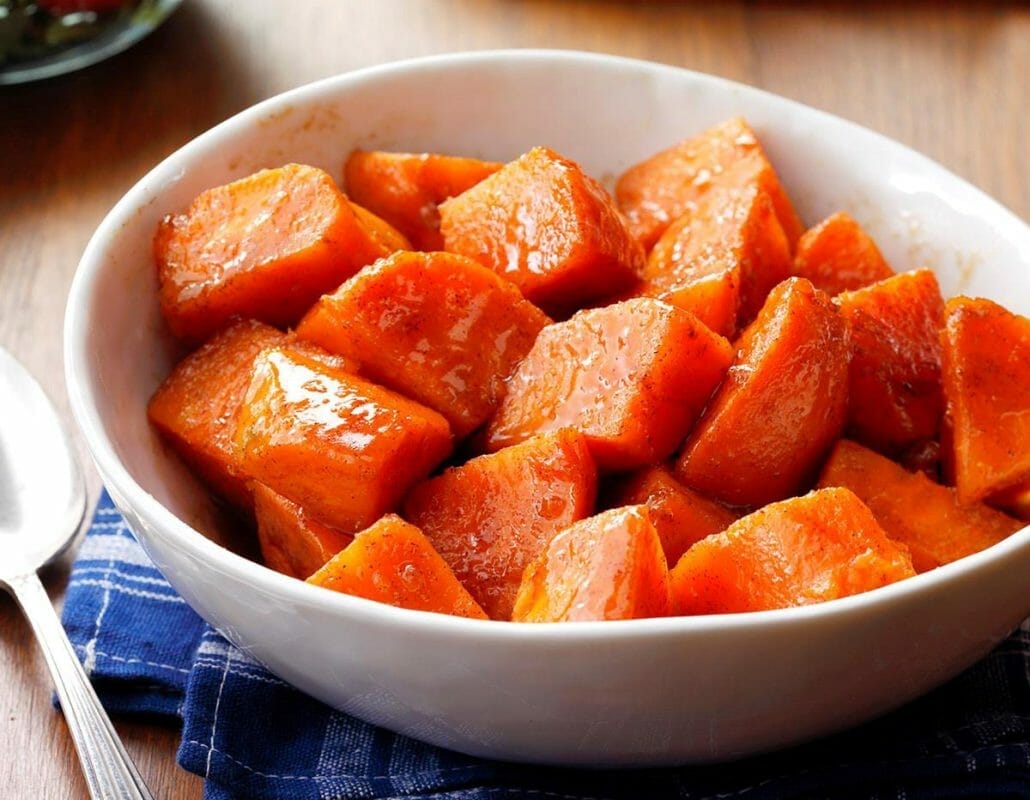 Gluten-free Glazed Sweet Potatoes