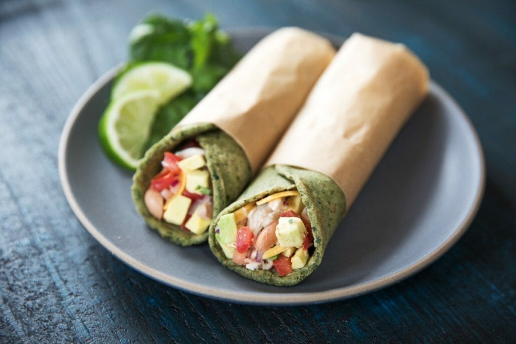 Homemade Gluten-Free Spinach Wraps Recipe