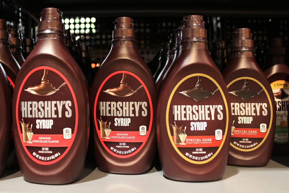 Is Hershey's Chocolate Syrup Vegan?