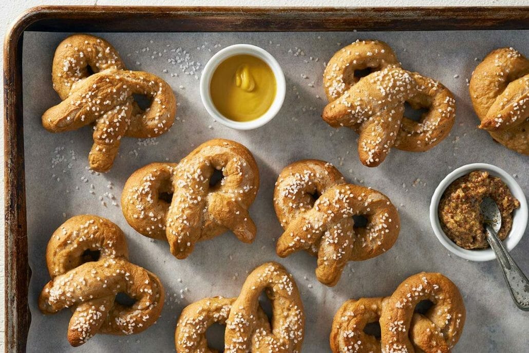 Non-Vegan Soft Pretzels