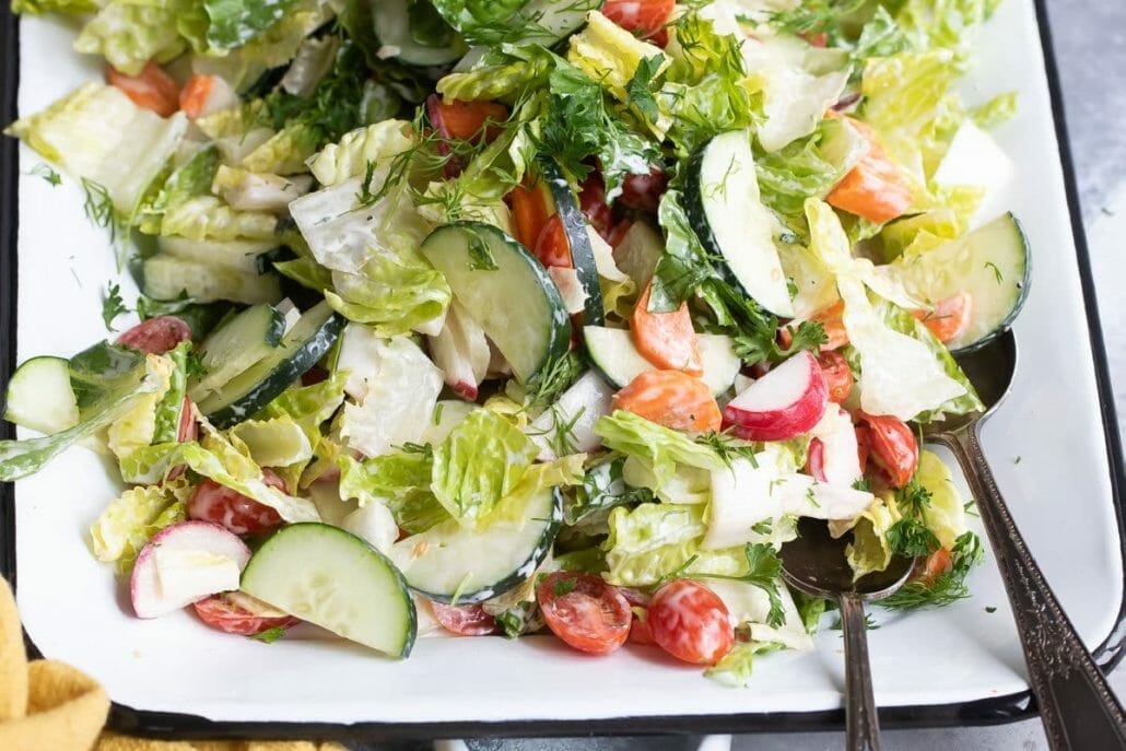 Side garden salad