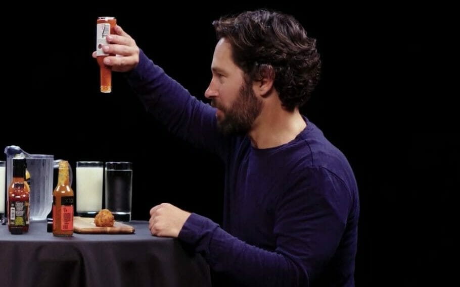 What Happened To Paul Rudd On Hot Ones?